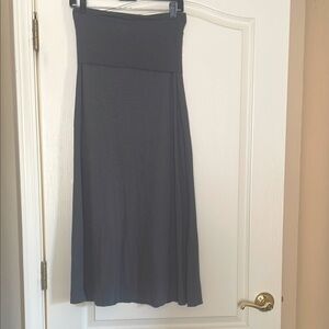 Velvet by Graham & Spencer Vintage Slub midi skirt